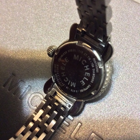 Michele CSX 26 Stainless Steel Diamond watch. - Picture 7 of 8